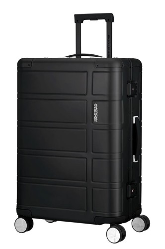 American Tourister ALUMO Walizka średnia czarna