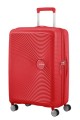 SOUNDBOX walizka średnia renomowanej marki AMERICAN TOURISTER 4 koła zamek szyfrowy TSA materiał 100% polipropylen możliwość poszerzenia