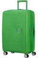 SOUNDBOX walizka średnia renomowanej marki AMERICAN TOURISTER 4 koła zamek szyfrowy TSA materiał 100% polipropylen możliwość poszerzenia