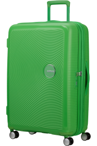 SOUNDBOX walizka duża renomowanej marki AMERICAN TOURISTER 4 koła zamek szyfrowy TSA materiał 100% polipropylen możliwość poszerzenia