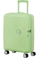 SOUNDBOX walizka mała/ kabinowa renomowanej marki AMERICAN TOURISTER 4 koła zamek szyfrowy TSA materiał 100% polipropylen możliwość poszerzenia
