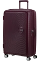 SOUNDBOX walizka duża renomowanej marki AMERICAN TOURISTER 4 koła zamek szyfrowy TSA materiał 100% polipropylen możliwość poszerzenia