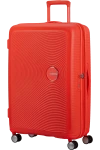 SOUNDBOX walizka duża renomowanej marki AMERICAN TOURISTER 4 koła zamek szyfrowy TSA materiał 100% polipropylen możliwość poszerzenia