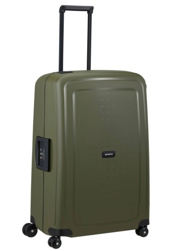 SAMSONITE walizka duża L twarda kolekcja S'CURE 4 koła polipropylen HS zamek szyfrowy TSA
