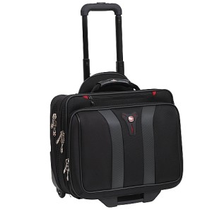 GRANADA Pilotka marki WENGER teczka biznesowa torba biurotransporter na kołach z kieszenią na laptopa i dodatkową torbą 17" 