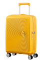 SOUNDBOX walizka mała/ kabinowa renomowanej marki AMERICAN TOURISTER 4 koła zamek szyfrowy TSA materiał 100% polipropylen możliwość poszerzenia
