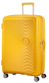 SOUNDBOX walizka duża renomowanej marki AMERICAN TOURISTER 4 koła zamek szyfrowy TSA materiał 100% polipropylen możliwość poszerzenia