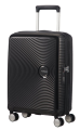 SOUNDBOX walizka mała/ kabinowa renomowanej marki AMERICAN TOURISTER 4 koła zamek szyfrowy TSA materiał 100% polipropylen możliwość poszerzenia